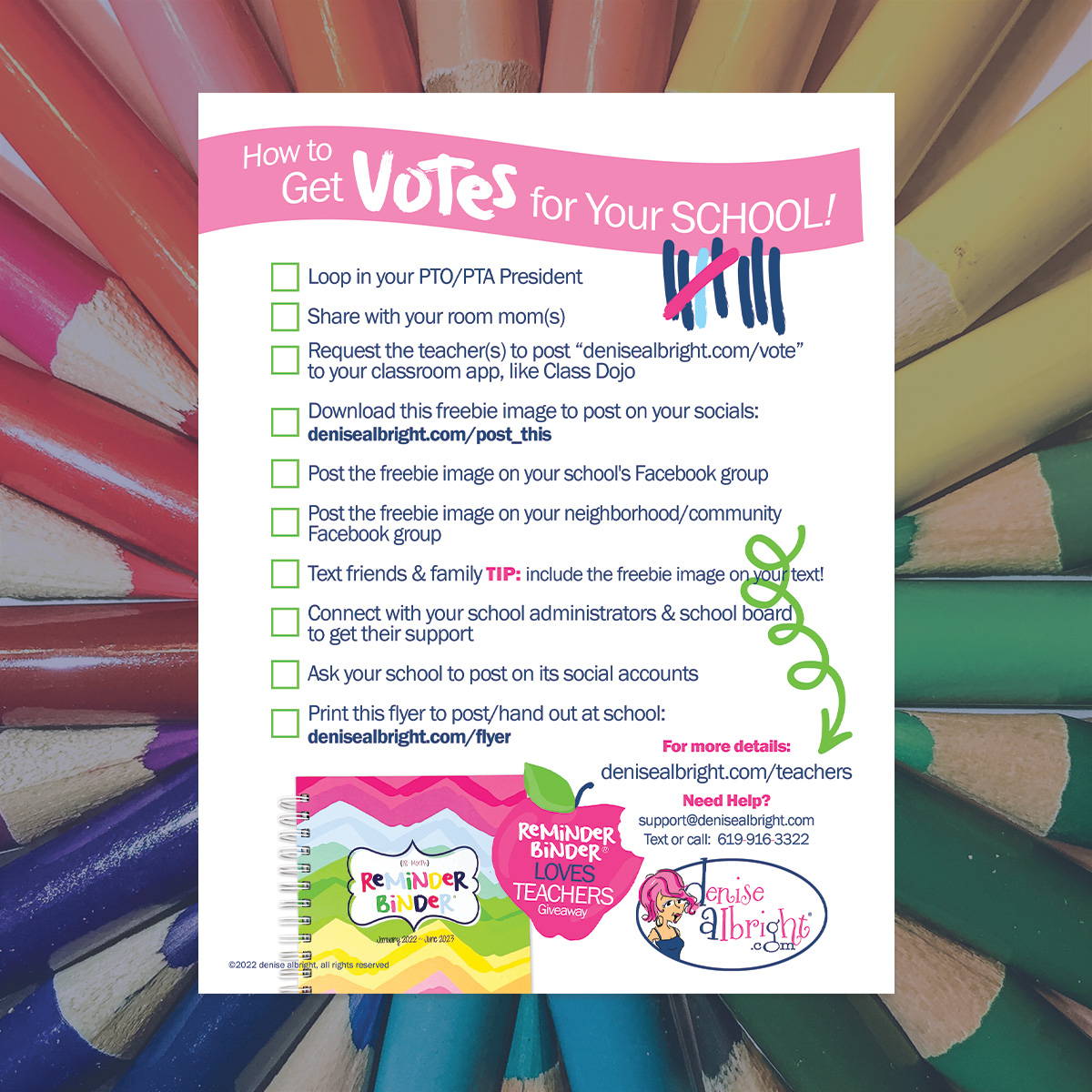 FREE Voting Tips Checklist