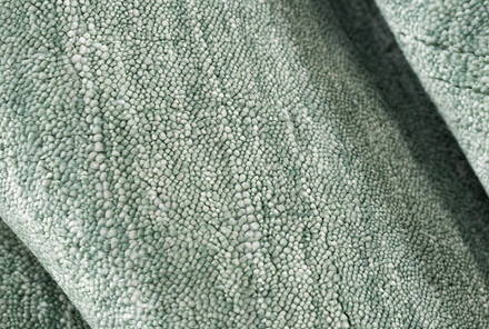 Detail of Solid Handloom Green