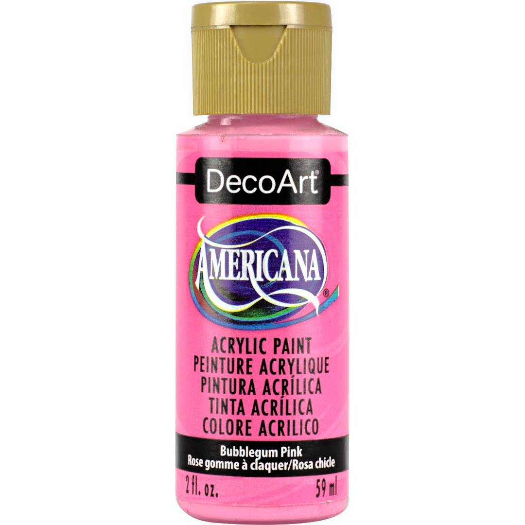 Bubblegum Pink Americana Acrylics DA250-3 2 ounce bottle