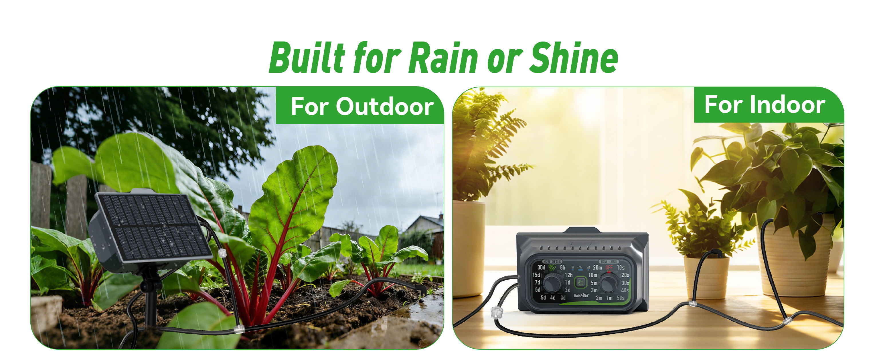 Solar device for outdoor and indoor use, labeled 