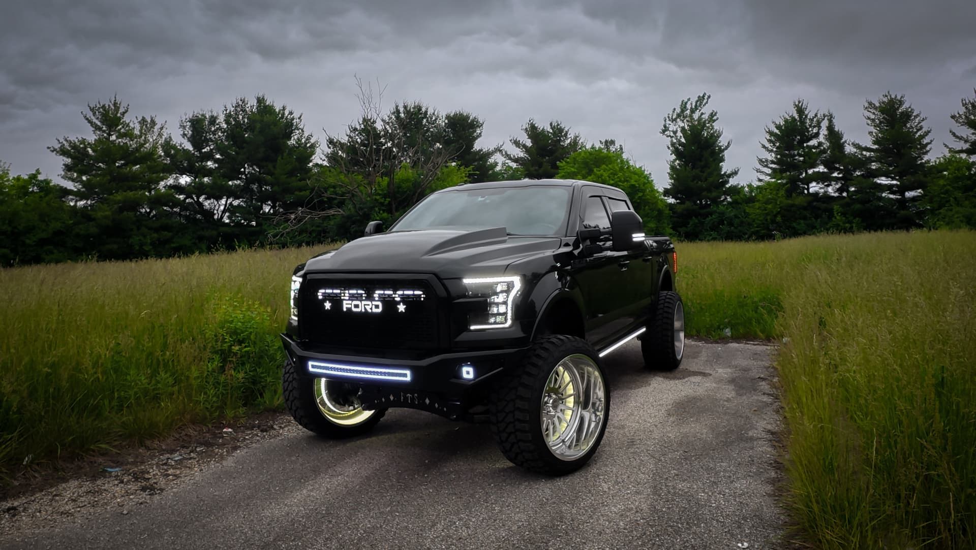 Terry A's 2017 Ford F150 Train Horn Install with Spare Tire Delete Kit