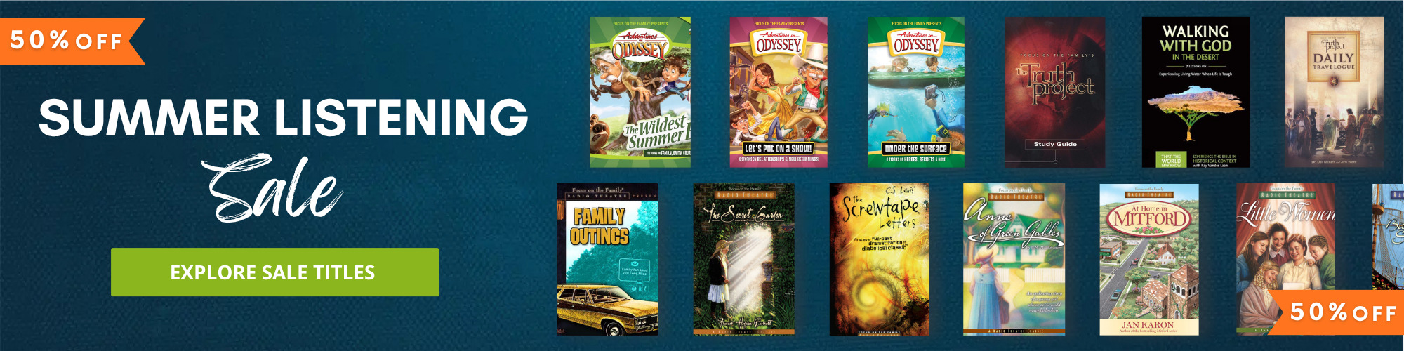 Summer Listening Sale Banner Desktop
