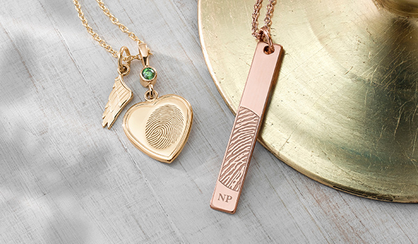 fingerprint necklaces