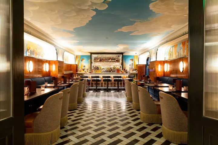 The Huntington Hotel restaurant interior