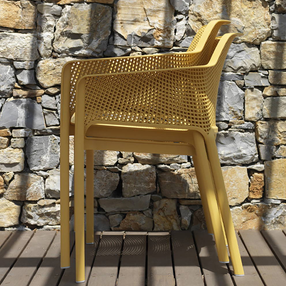Colourful stackable garden Chairs - Shop The Net