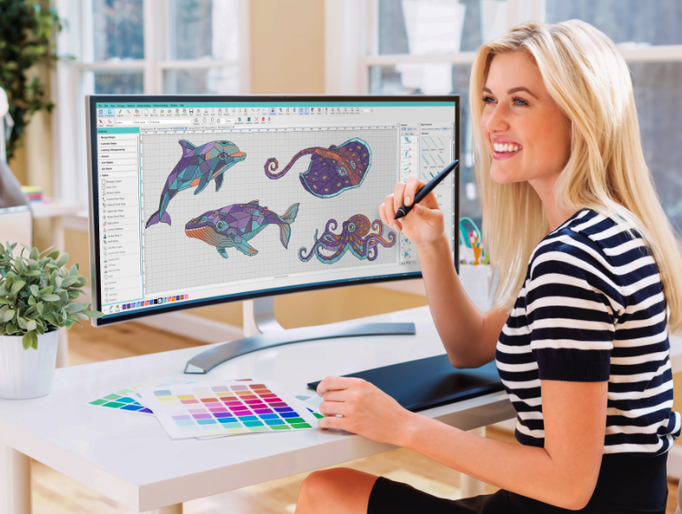 Hatch Embroidery software interface
