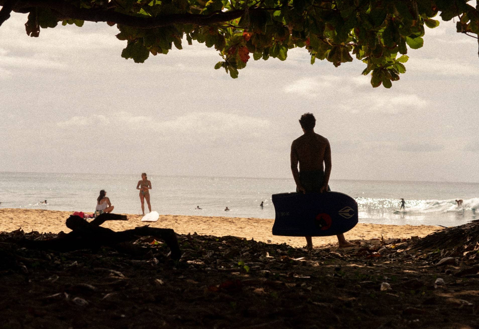 Taloa on beach.