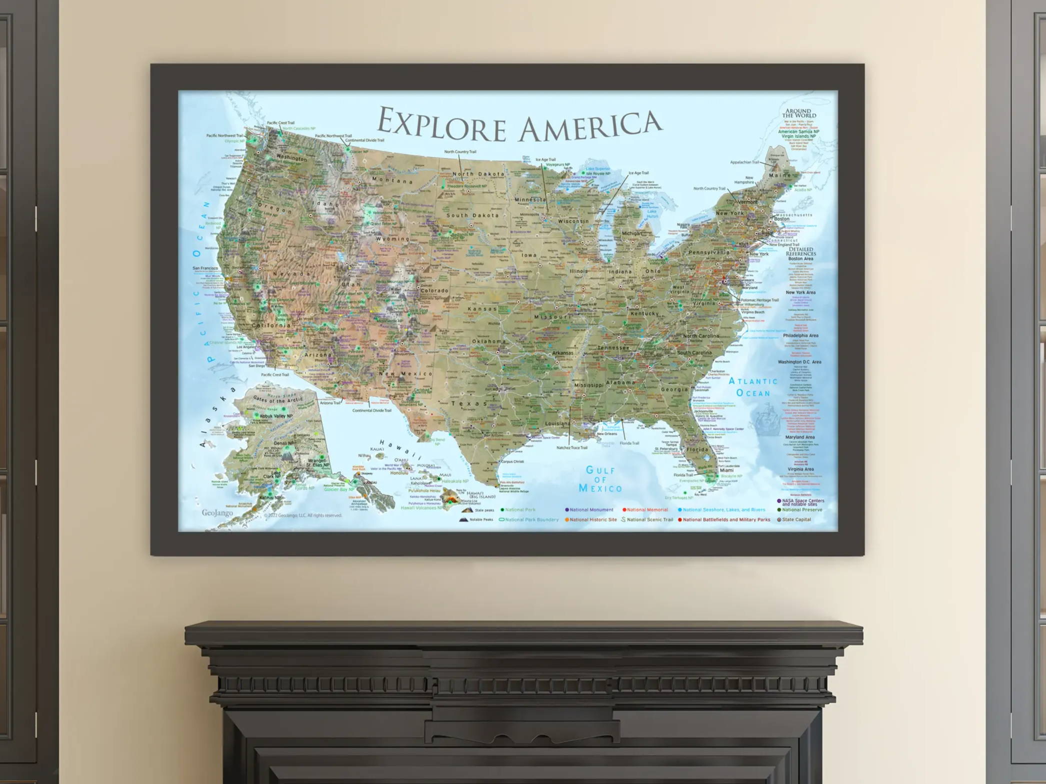 travel america map