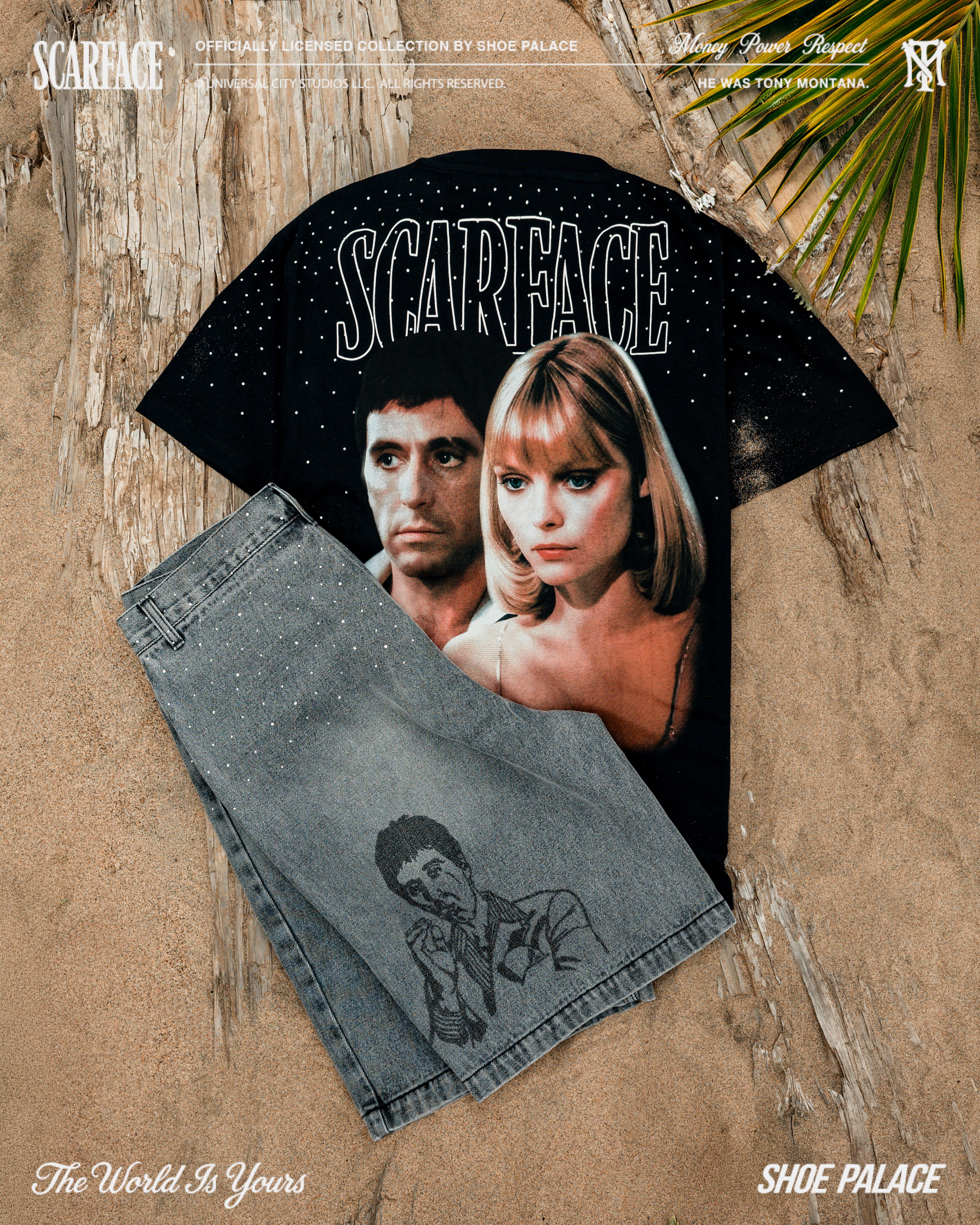 T-shirt featuring 