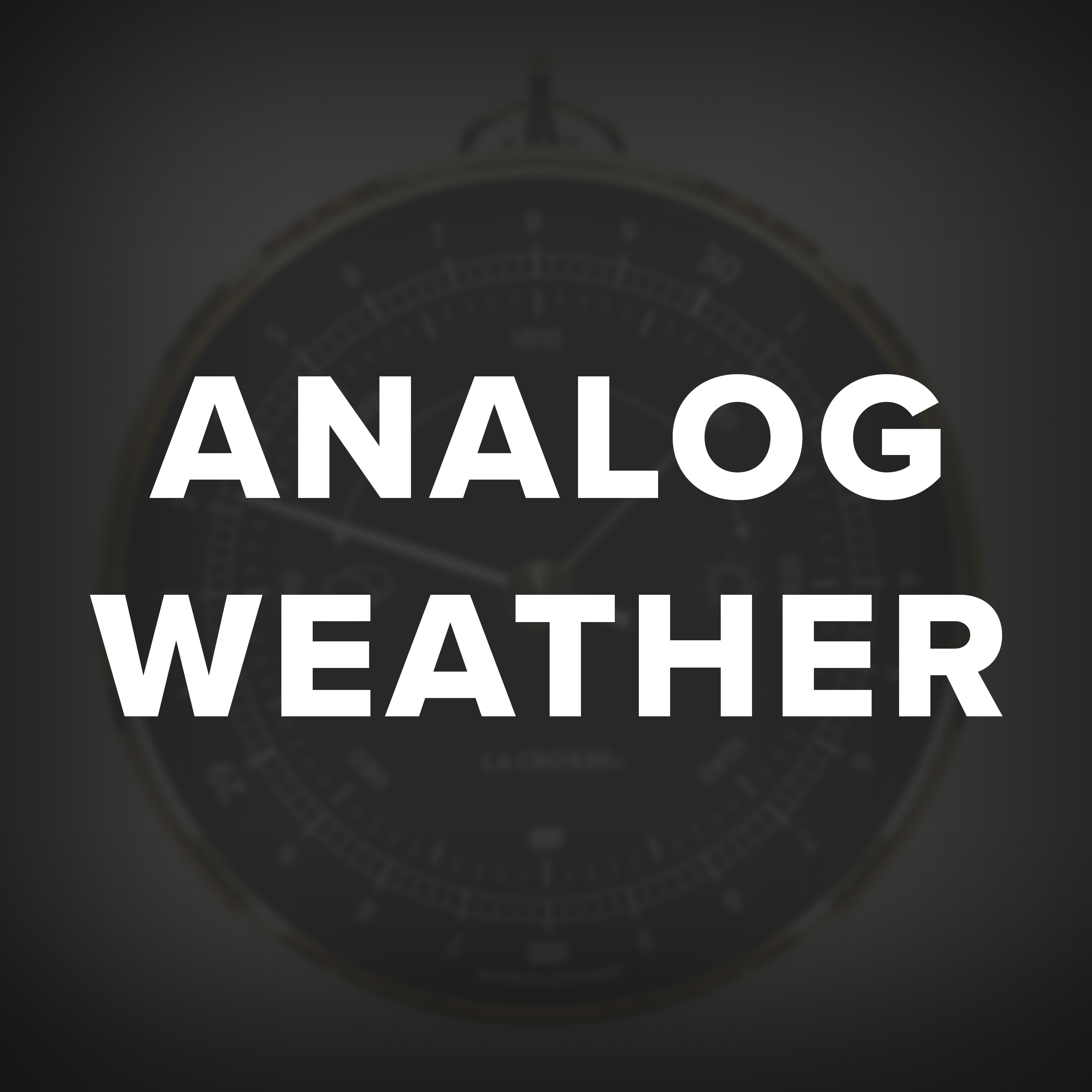 138-611B Analog Barometer