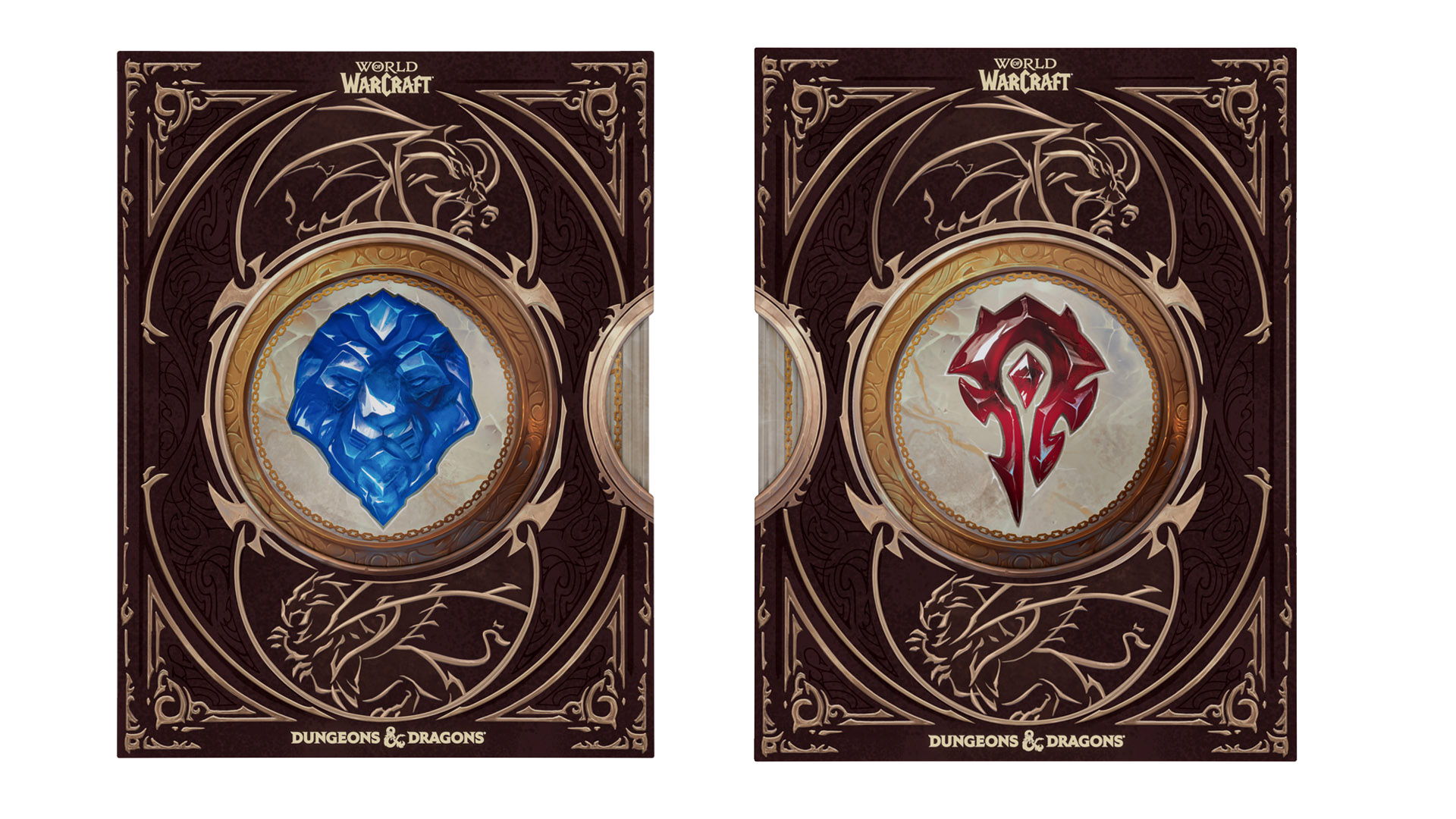 Both covers for the Warcraft D&D Crossover Book.