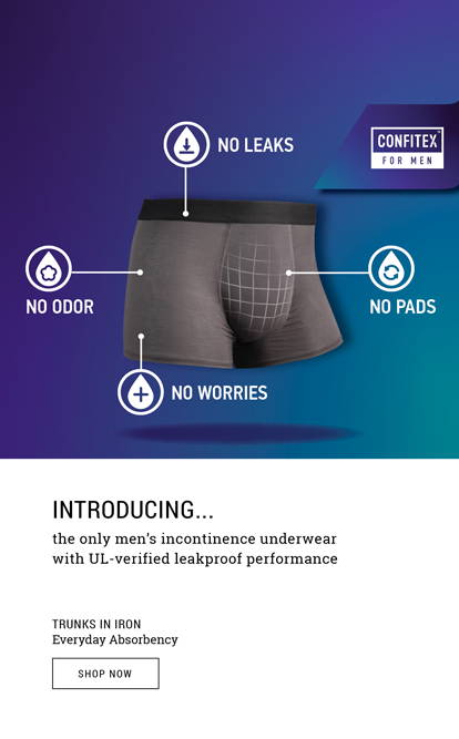 Male | Bladder Leakage | Underwear | Lab Verified – Confitex USA