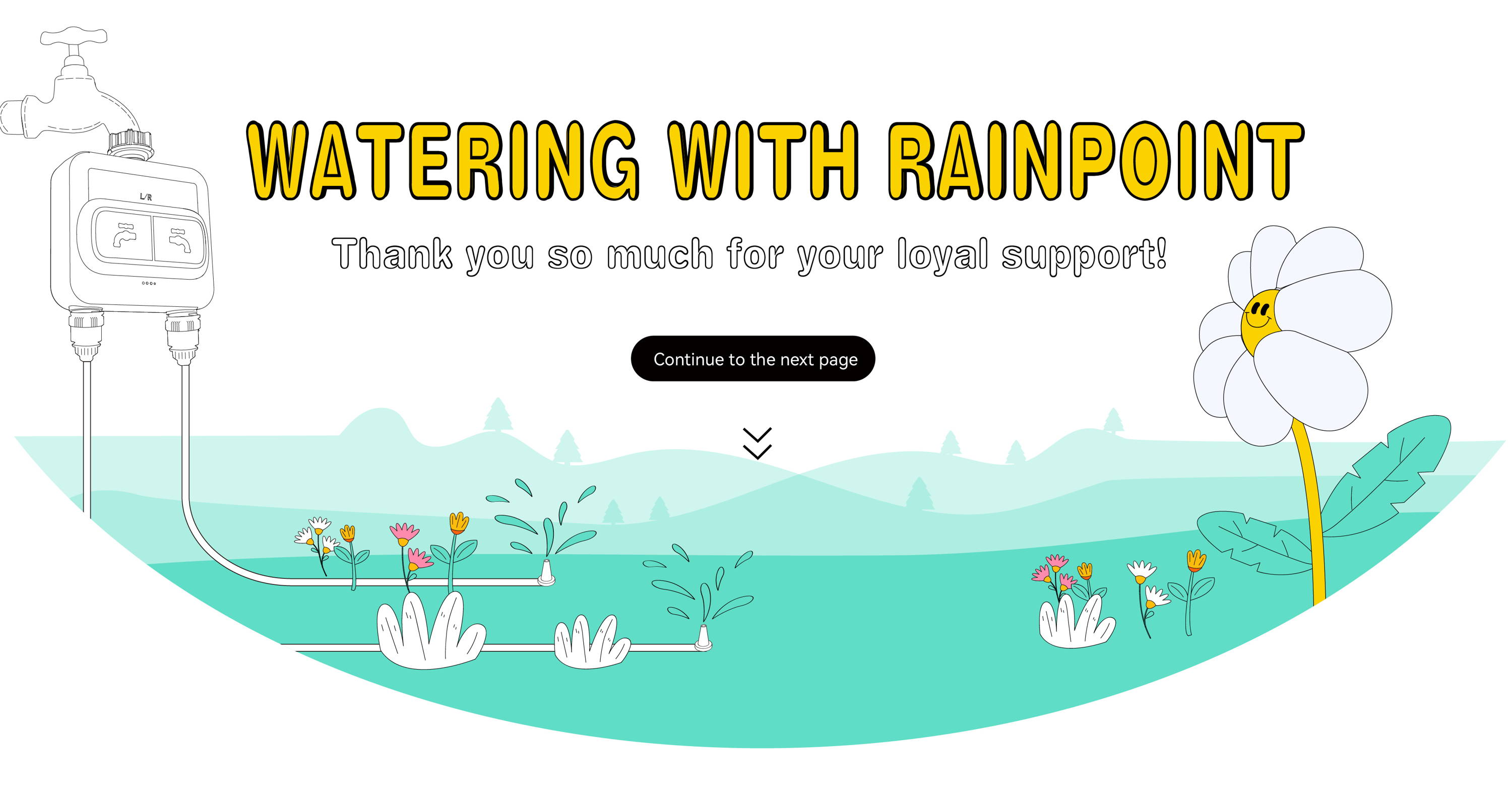 Watering with RainPoint