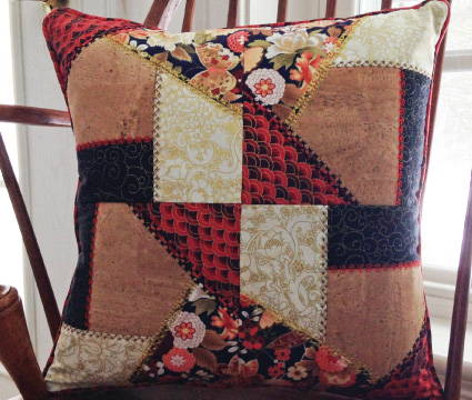 Cork Fabric Pillow