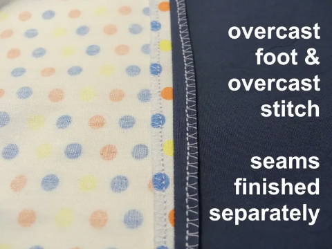 serging seams