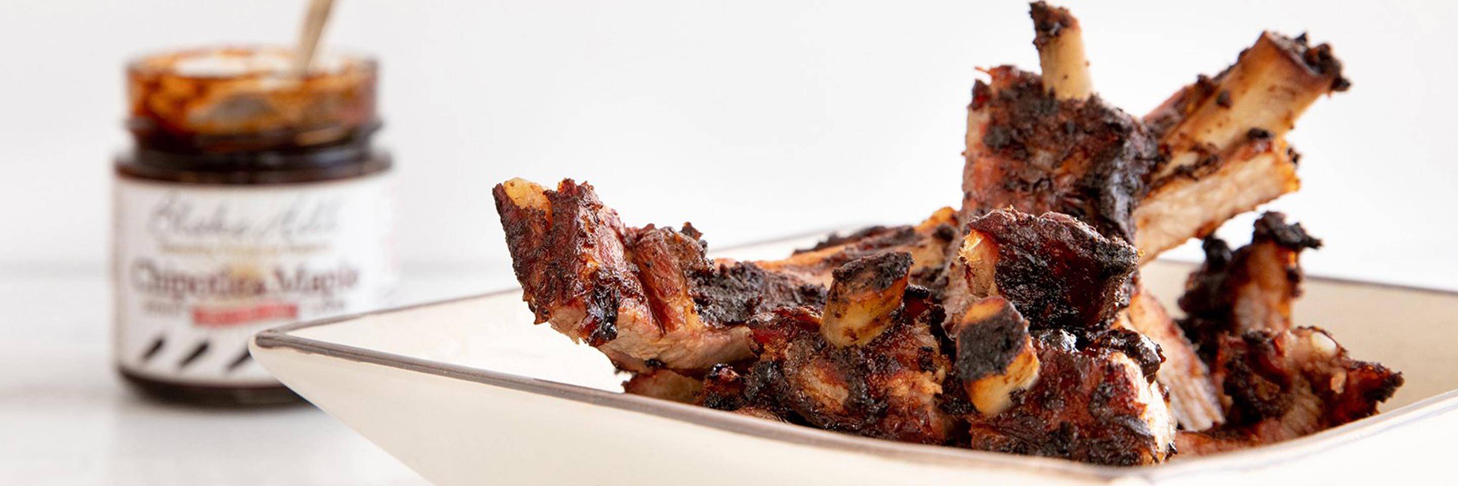 Spicy Chipotle Maple Ribs with Blake Hill Jam