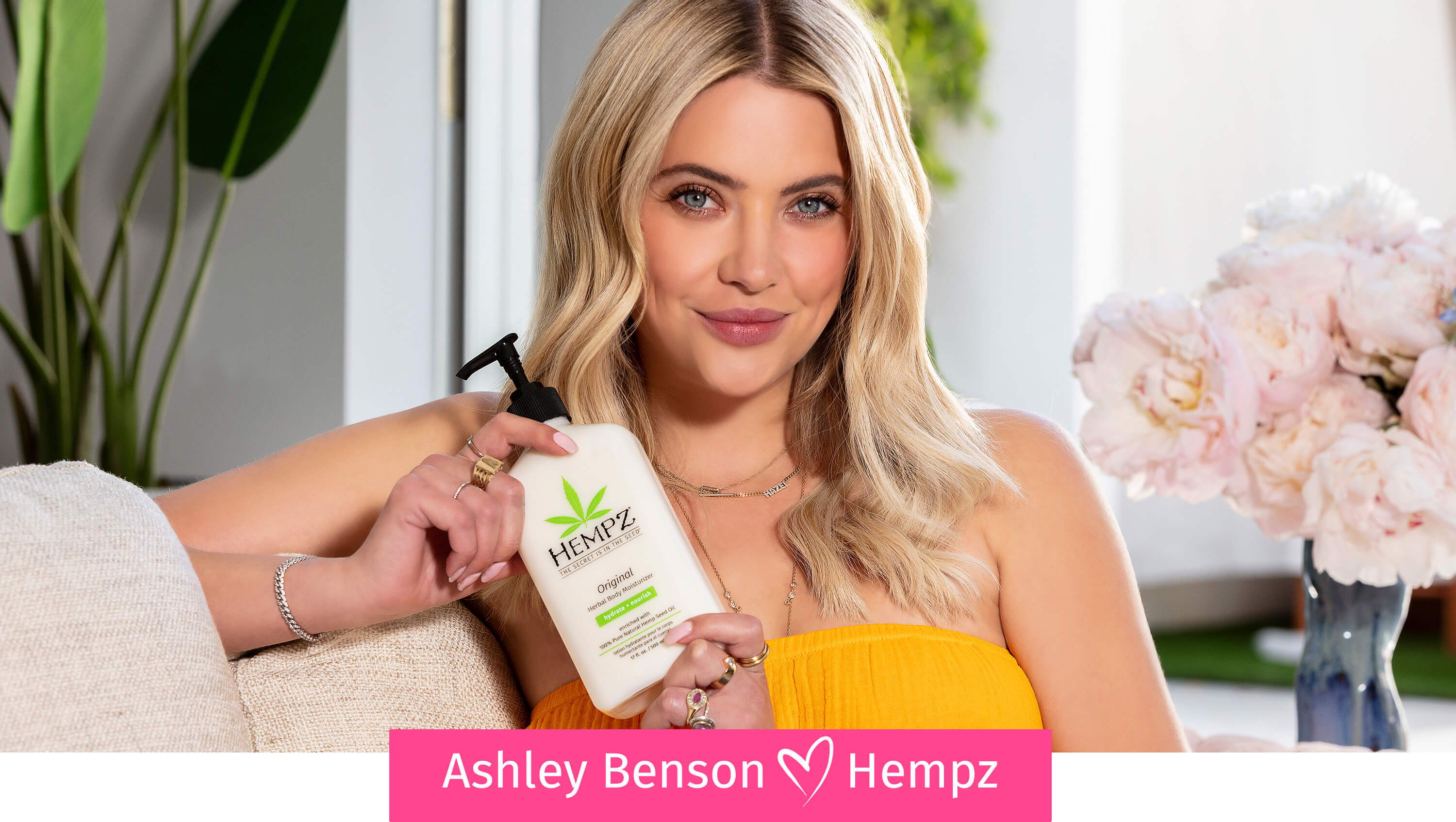 Ashley Benson X Hempz