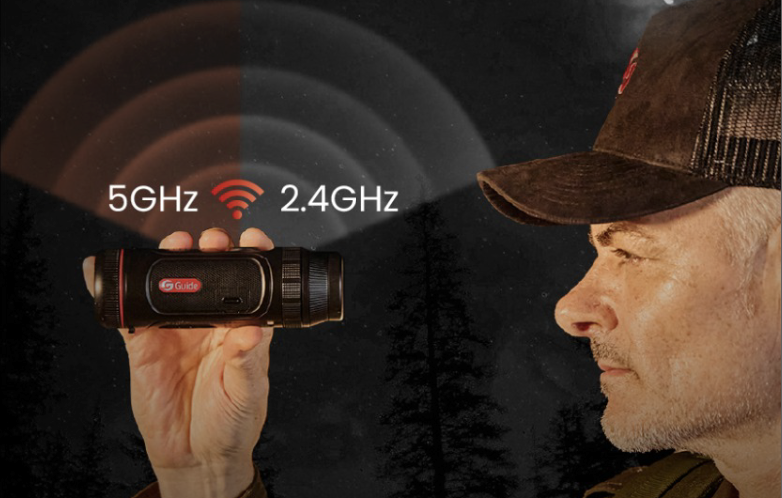 Guide TE210S dual-band 2.4 GHz and 5 GHz Wi-Fi connectivity