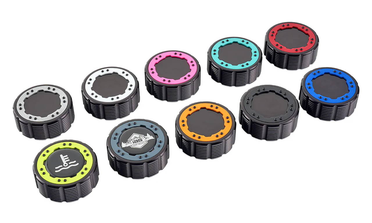 IAG Off-Road Beadlock Coolant Cap Color Ring Options