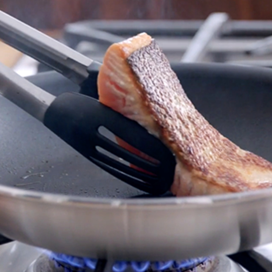 We love using the Misen Nonstick Pan for cooking delicate foods like fish.