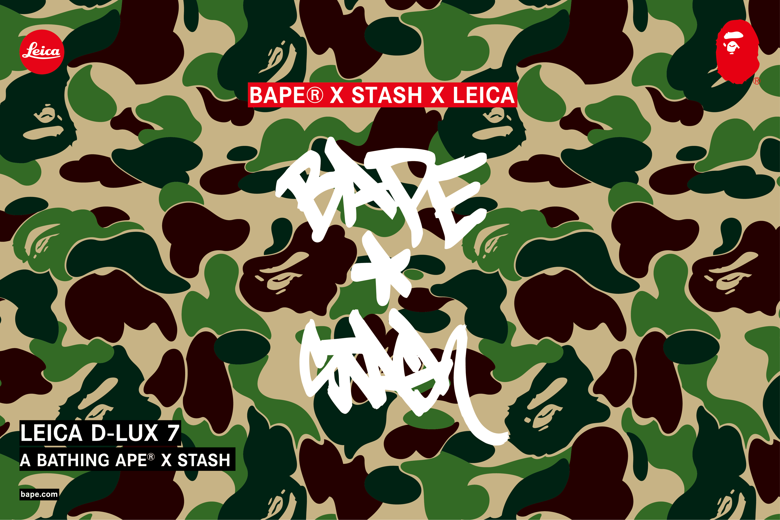 ライカD-LUX 7 “A BATHING APE® x STASH” | bape.com ライカD-LUX 7 “A BATHING APE® x STASH” | bape.com