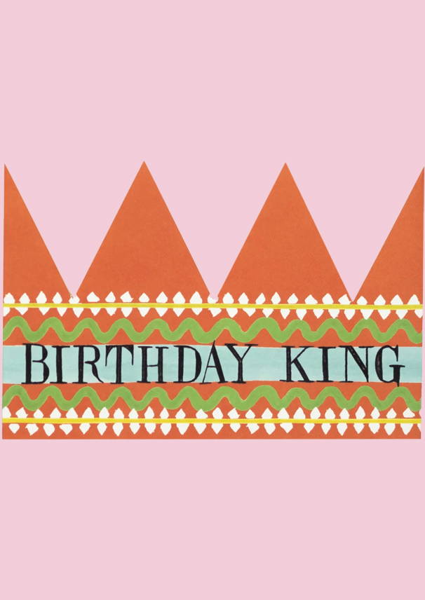 Hadley Paper Goods Birthday King Party Hat.