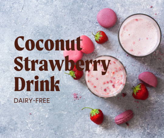 Coconut Strawberry Drink