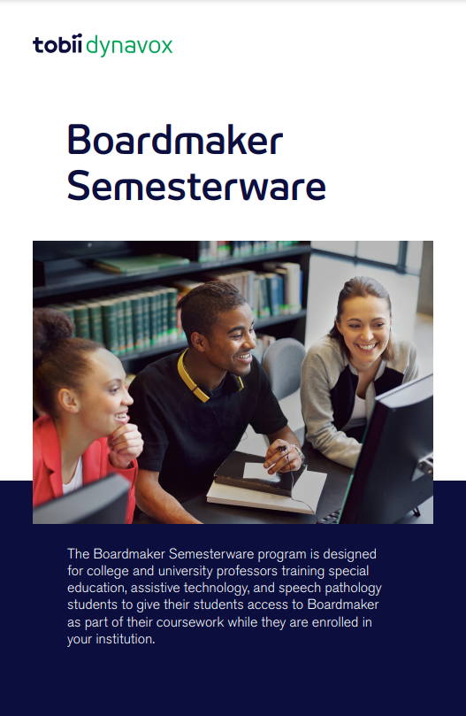 Boardmaker Semesterware postcard