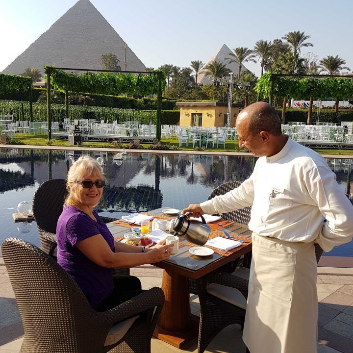 Robyn Galloway at the Marriott Mena House Cairo