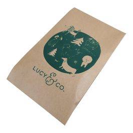 recycled custom kraft paper mailer by lucy co