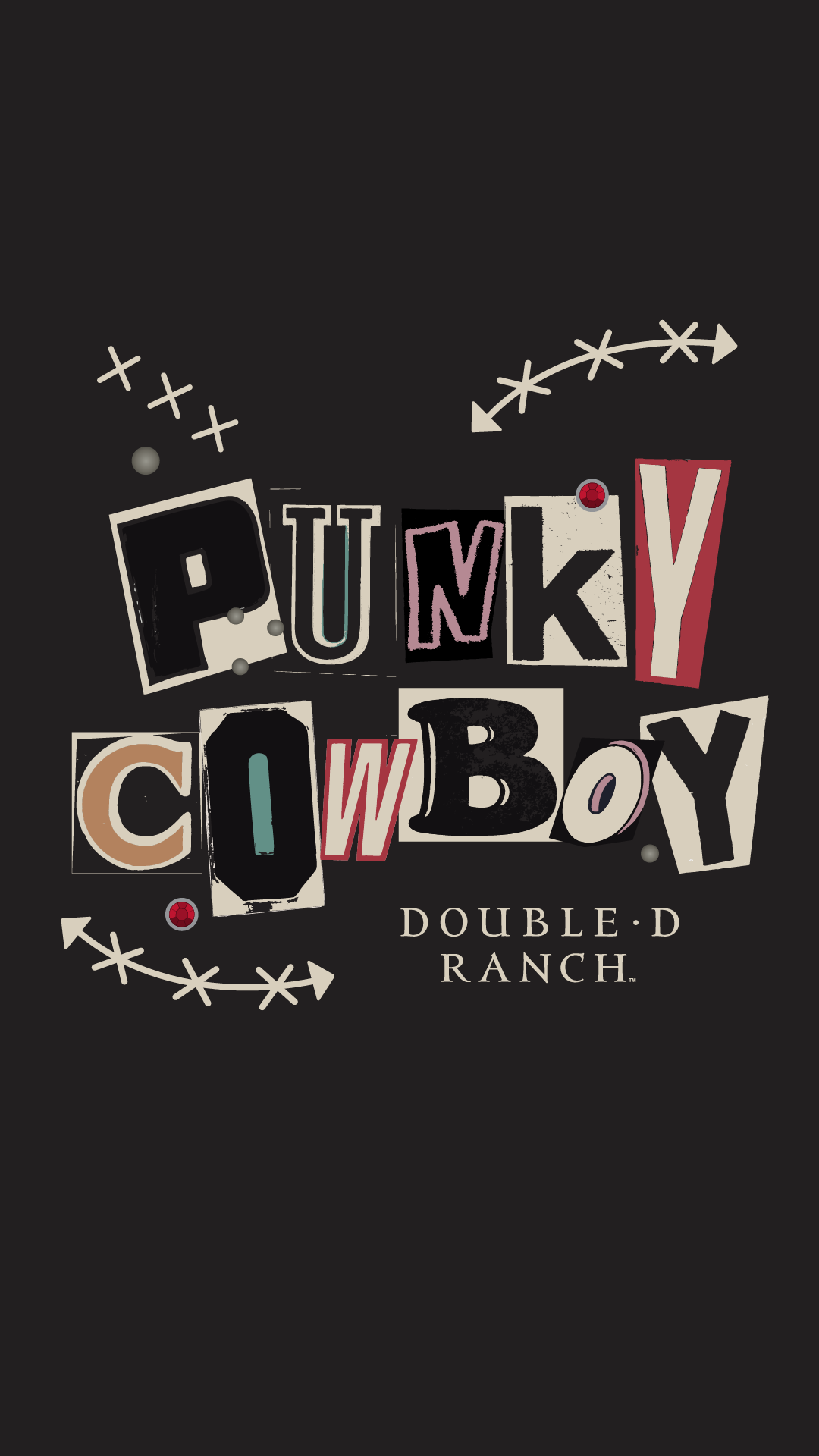 Punky Cowboy phone background.