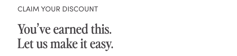 Text encouraging users to claim their account and simplify the process.