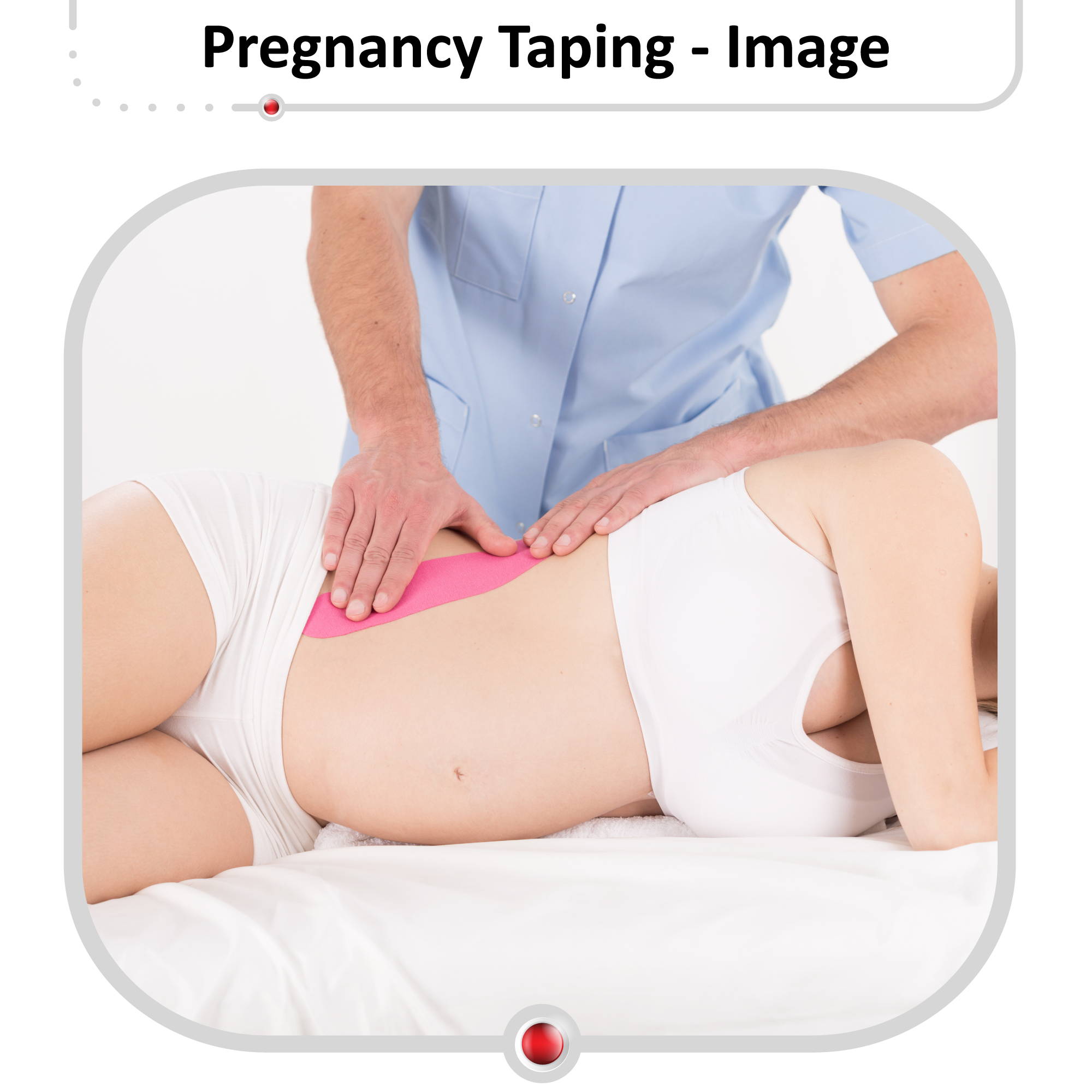 Pregnancy Tape  Pregnancy Tape Guide for Back Pain & Belly Button Pain 