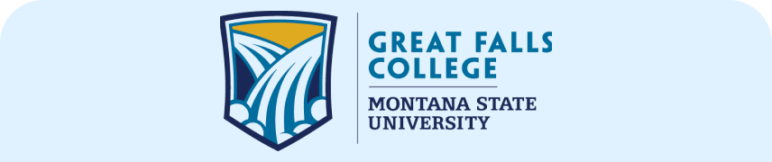 Great Falls College logo, Montana State University.