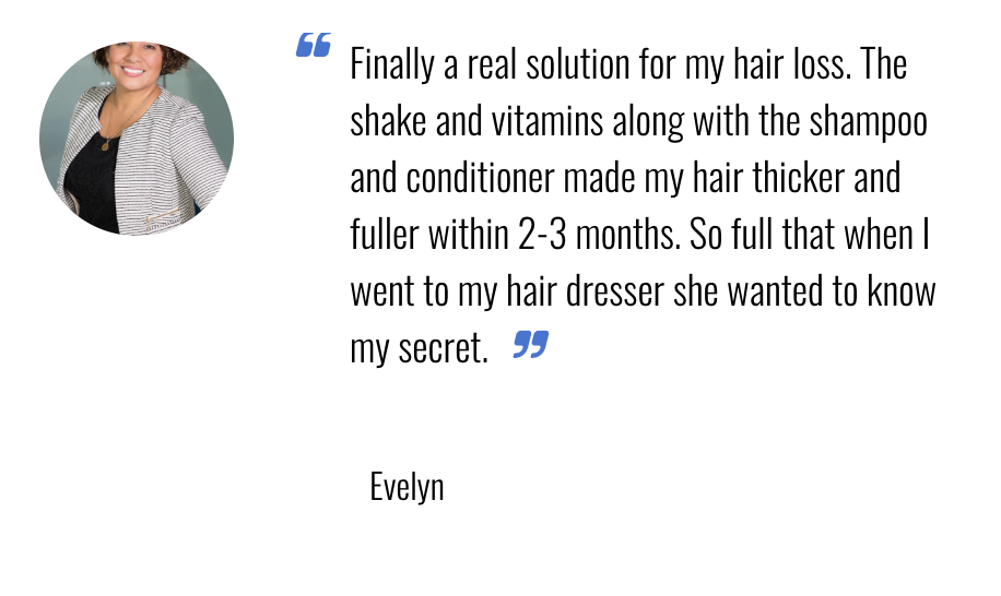 Happy Client Evelyn