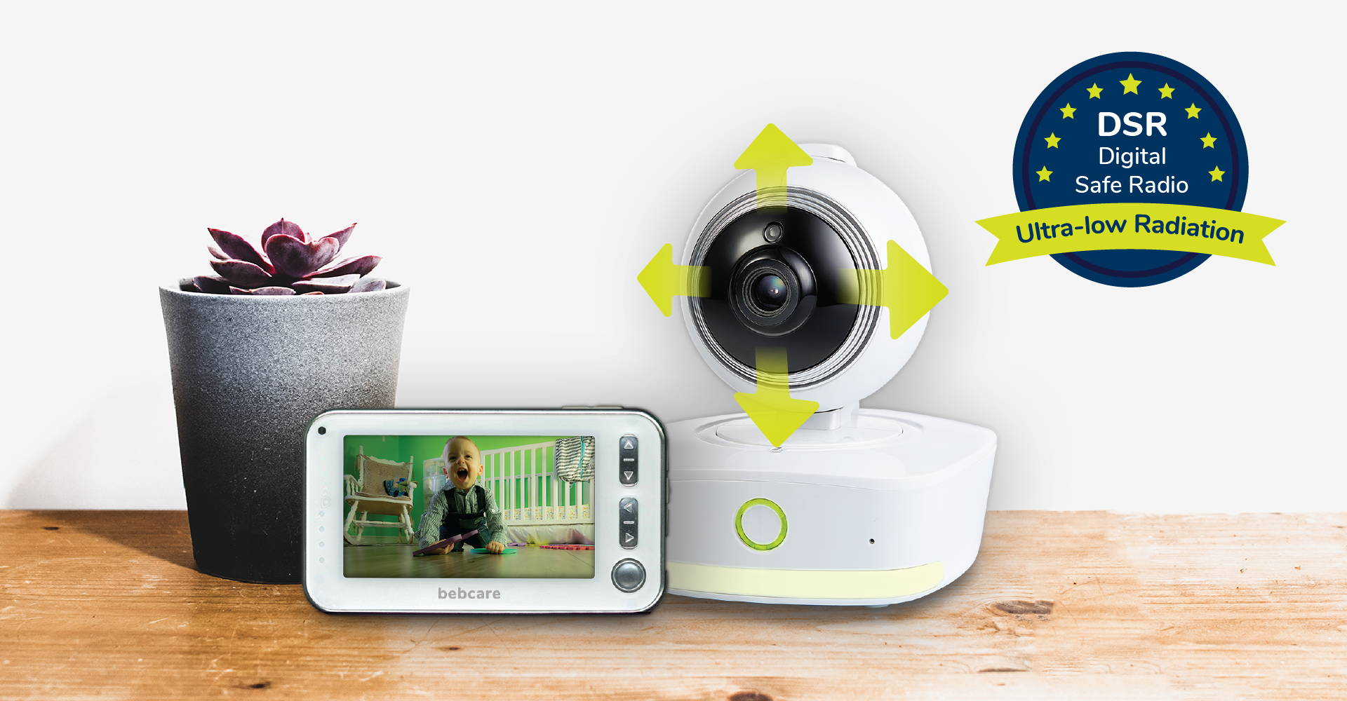 Hello Baby Monitor with Camera and Audio,Safer Video Baby Monitor No Wifi  for Pr