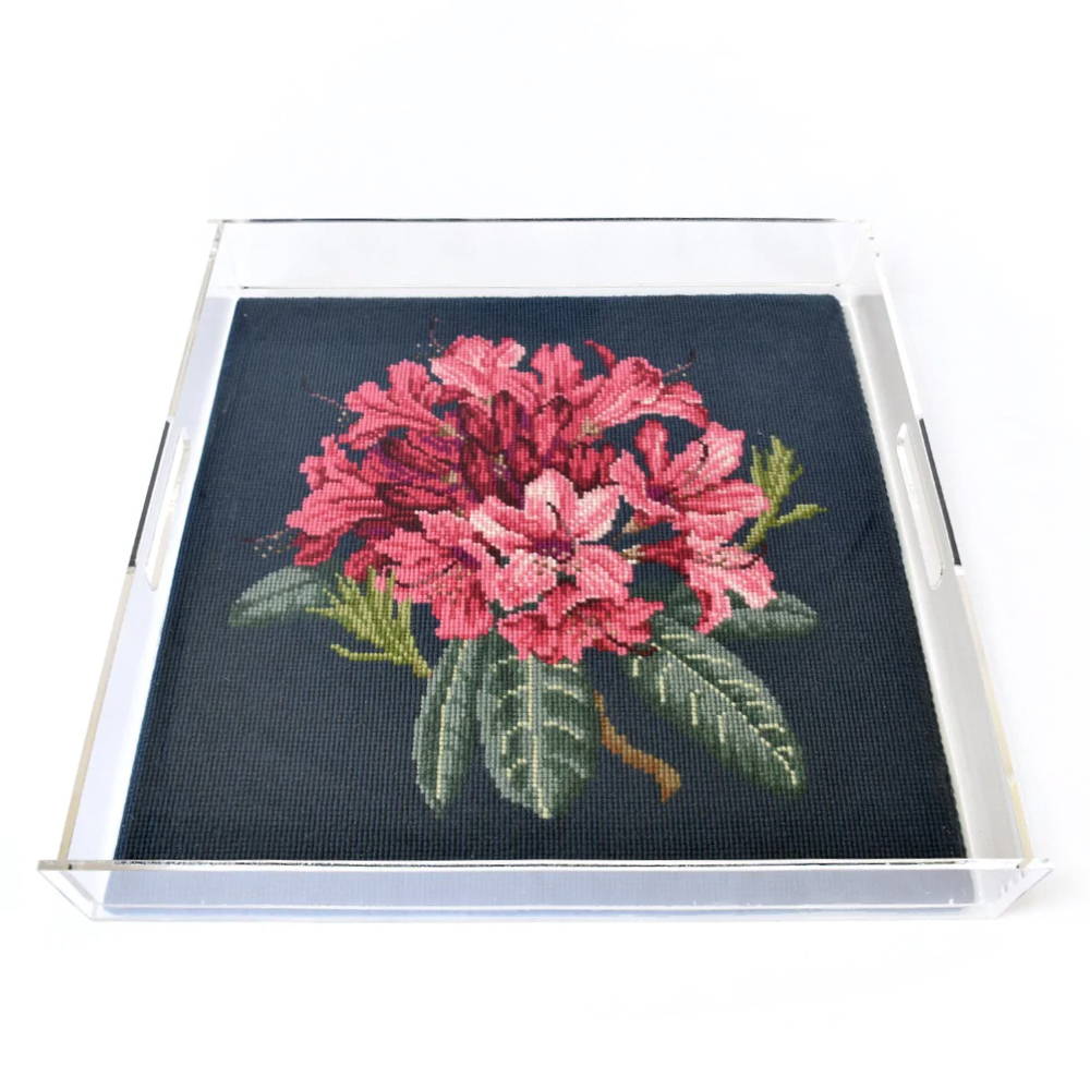 Rhododendron kit finished in acrylic tray