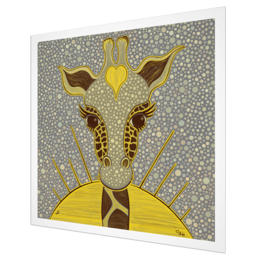 Taylor Swope Love Giraffe Art Print