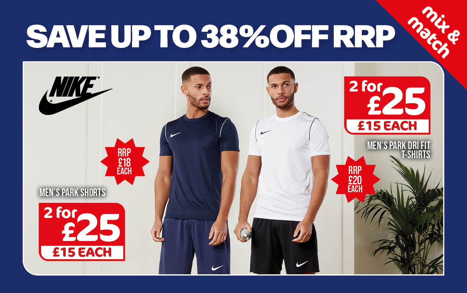 Nike Men's Select Shorts & T-Shirts Multibuy