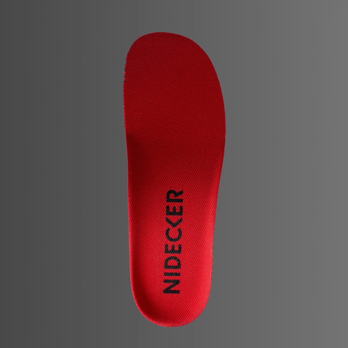 Red insole with 