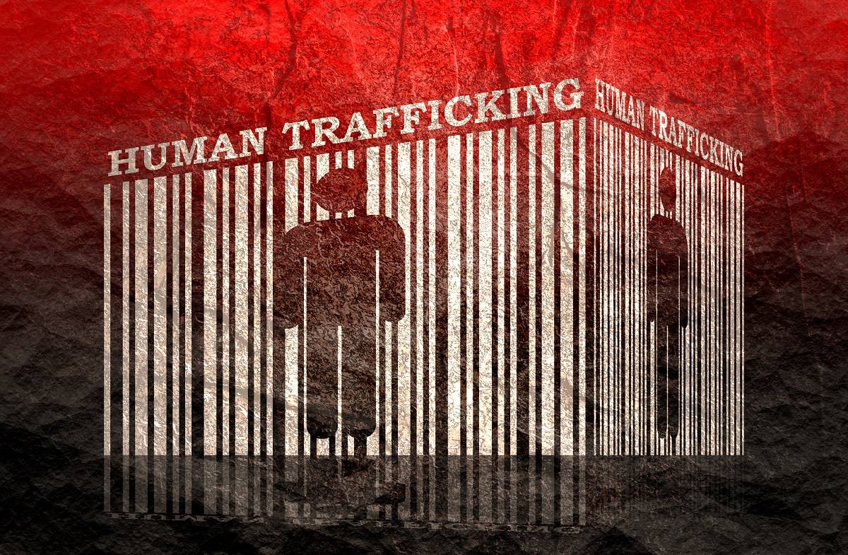 Human Trafficking artistic rendering