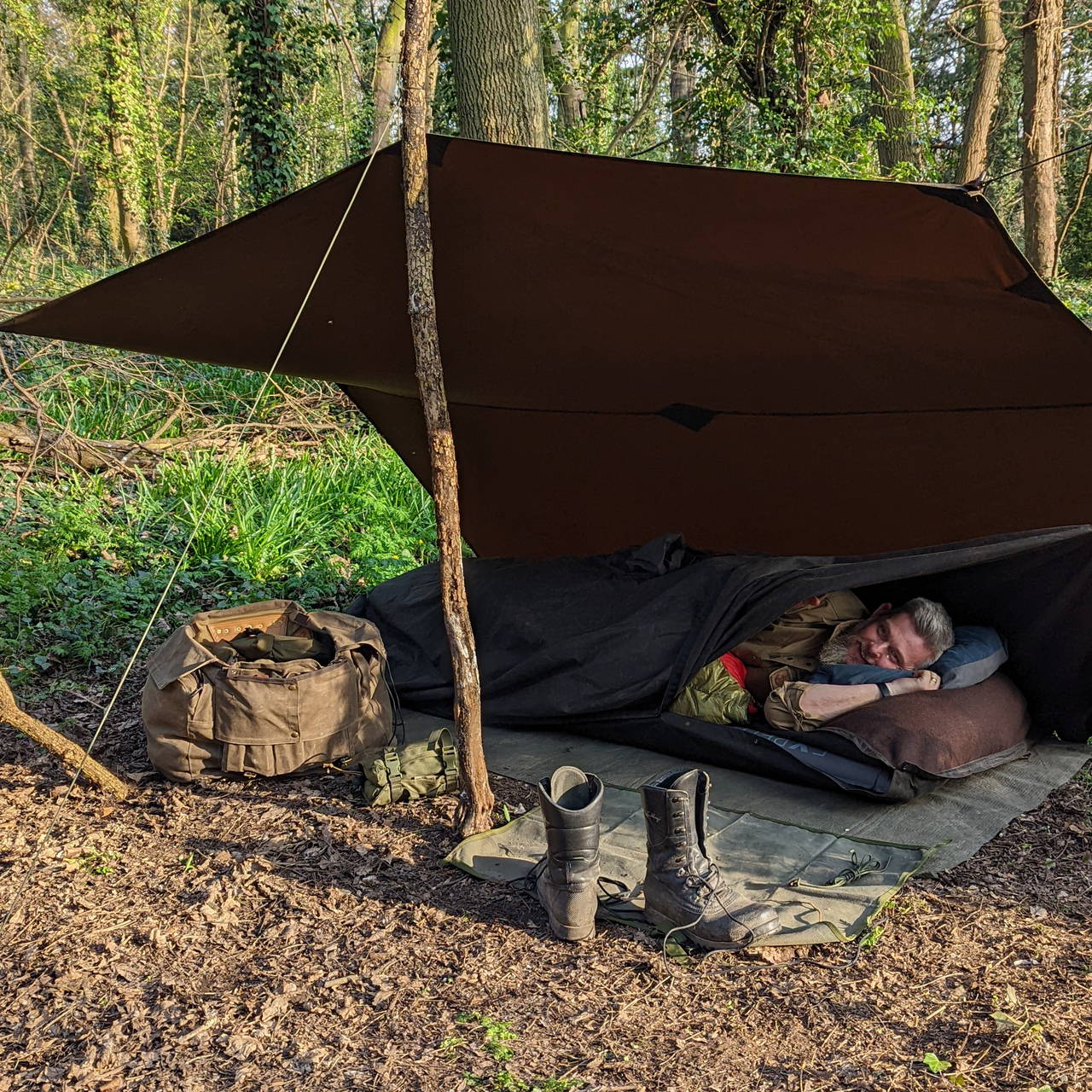 Poncho swag bivvy