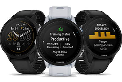 The Garmin Forerunner 955/955 Solar advanced running and triathlon GPS watch