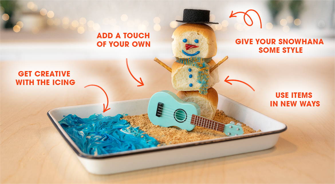 ADD A PERSONAL TOUCH AND BRING YOUR SNOWHANA TO LIFE