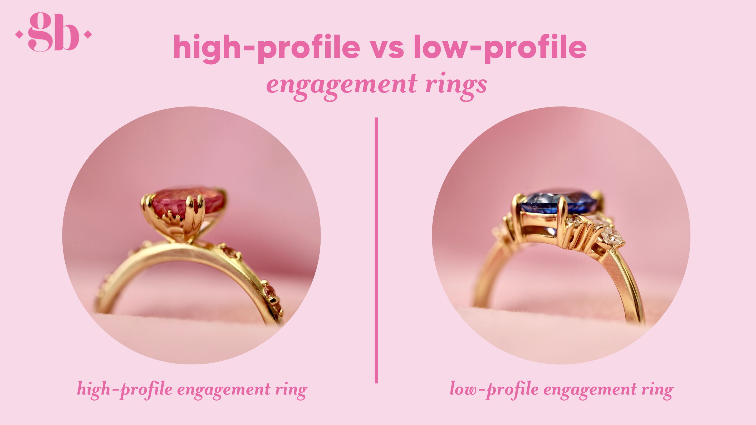 high-profile-vs-low-profile-engagement-rings