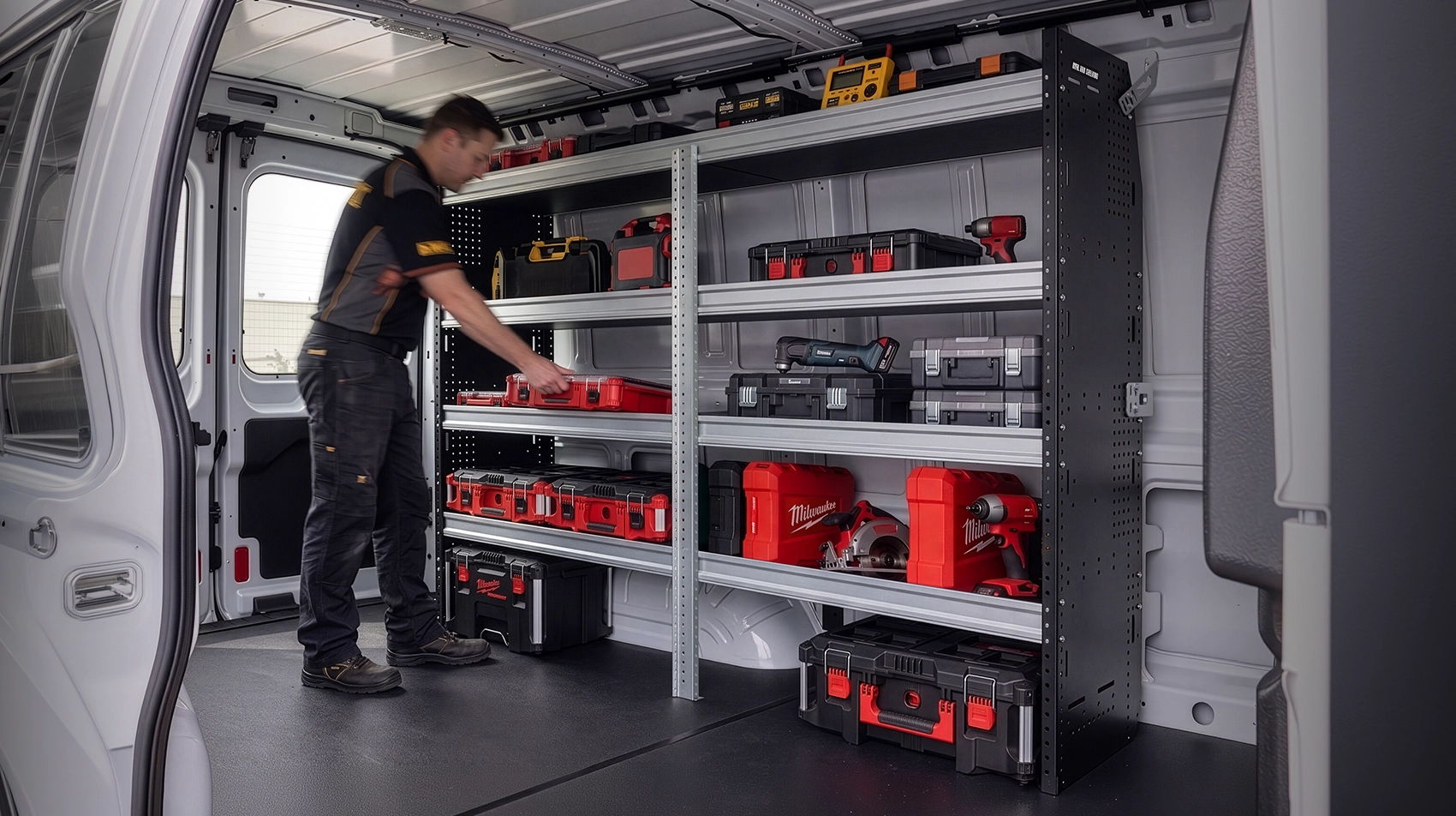 STOWMASTER 4-Tray Cargo Van Shelving