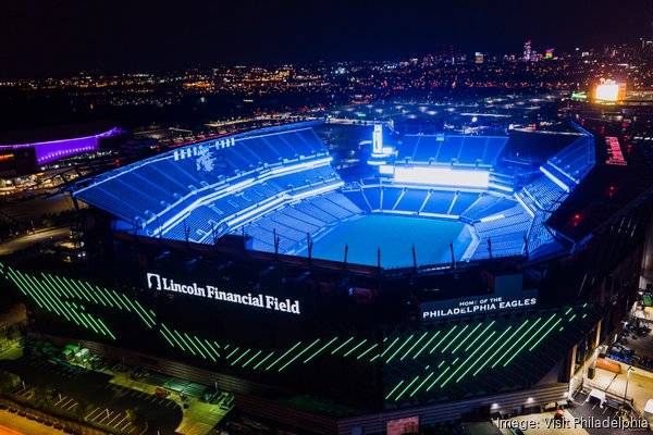 Lincoln Financial Field uses digital signage