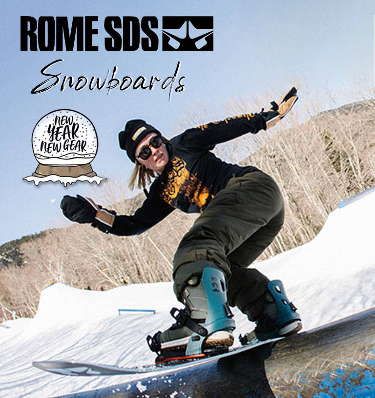 new year new gear- rome sds snowboards