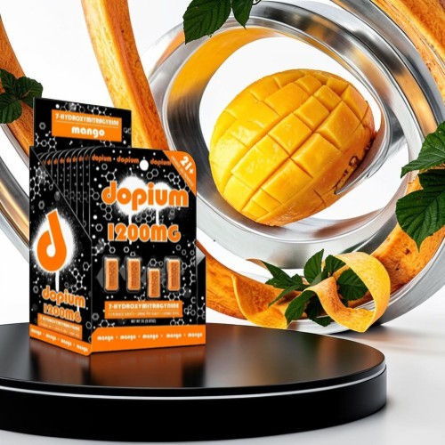 Box of candy with orange flavor and decorative orange elements.