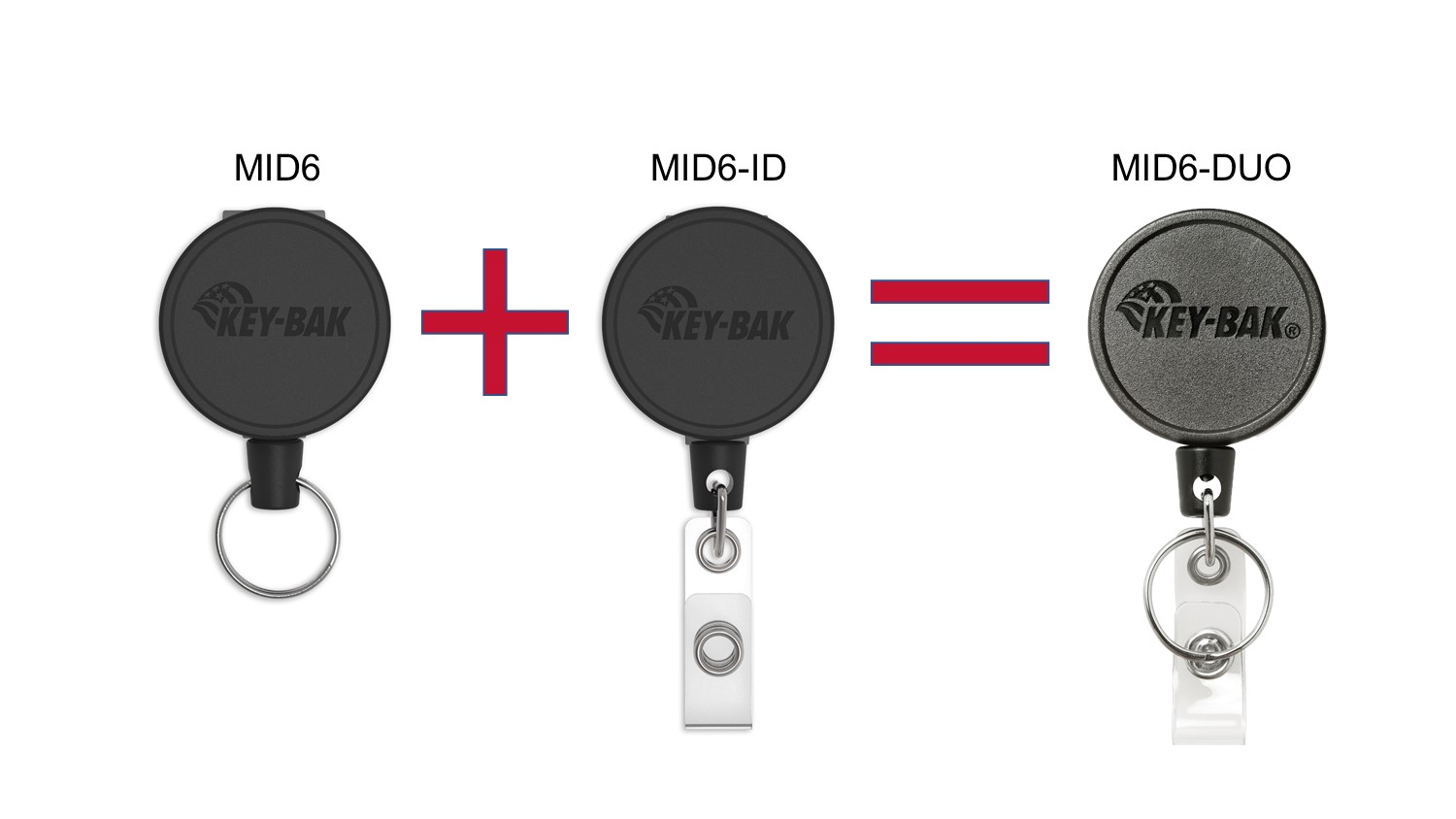 NEW PRODUCT ALERT! Check Out The KEY-BAK® MID6-DUO Retractable Keychai